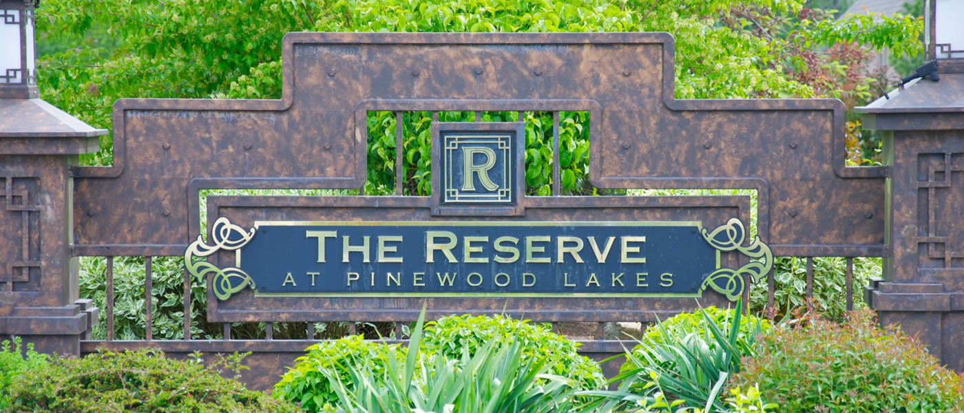 The Reserve at Pinewood Lakes Subdivision